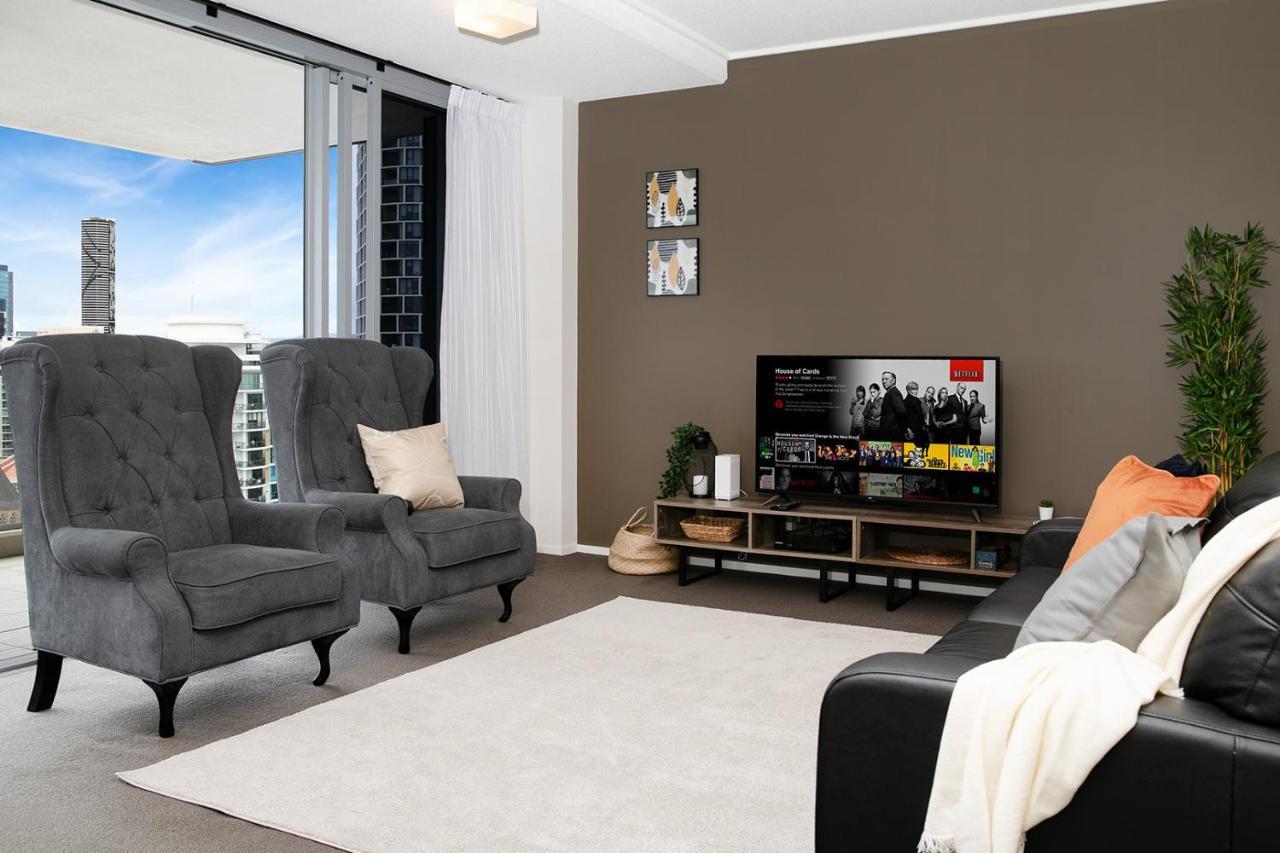 Amazing River View - 3 Bedroom Apartment - Brisbane Cbd - Netflix - Fast Wifi - Carpark Bagian luar foto