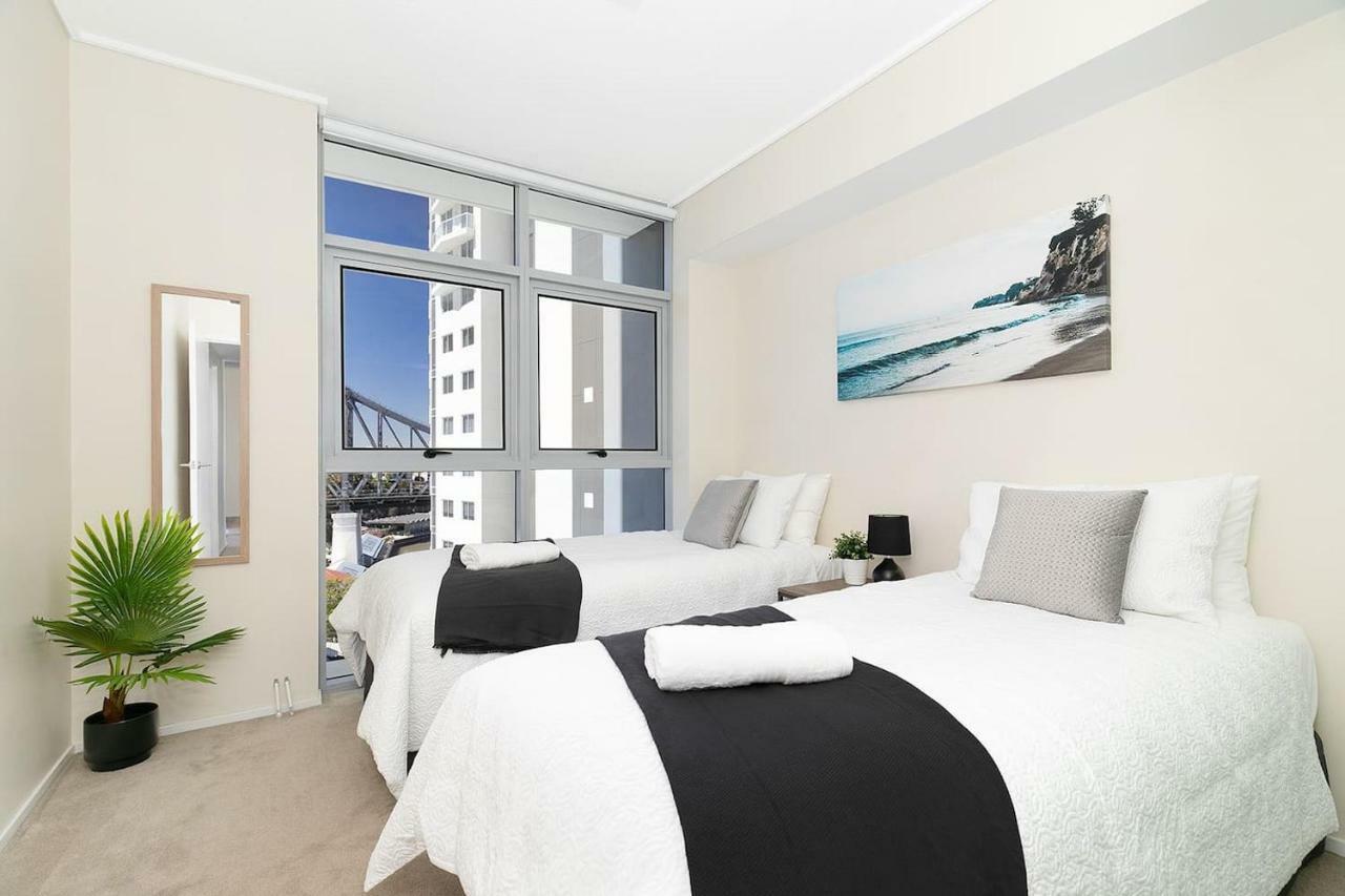 Amazing River View - 3 Bedroom Apartment - Brisbane Cbd - Netflix - Fast Wifi - Carpark Bagian luar foto